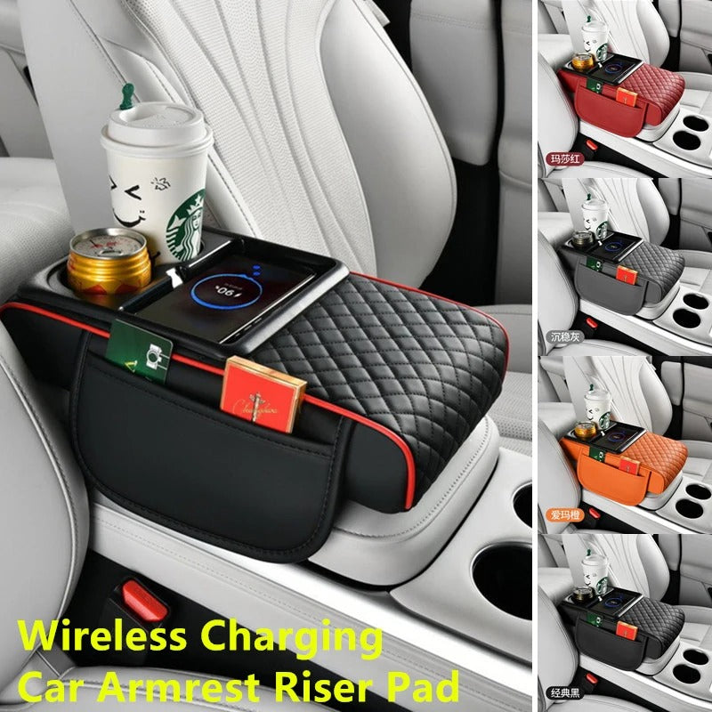 Car Armrest Pad Wireless With Fast Charging