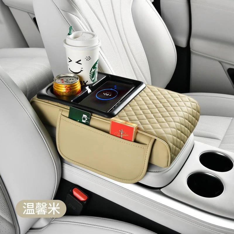 Car Armrest Pad Wireless With Fast Charging