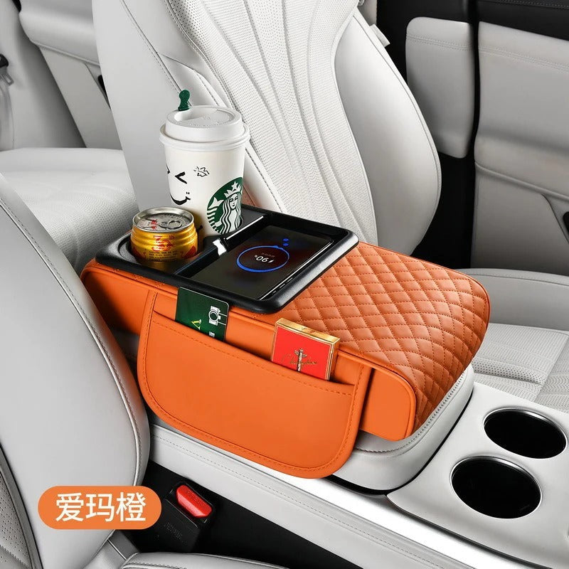 Car Armrest Pad Wireless With Fast Charging
